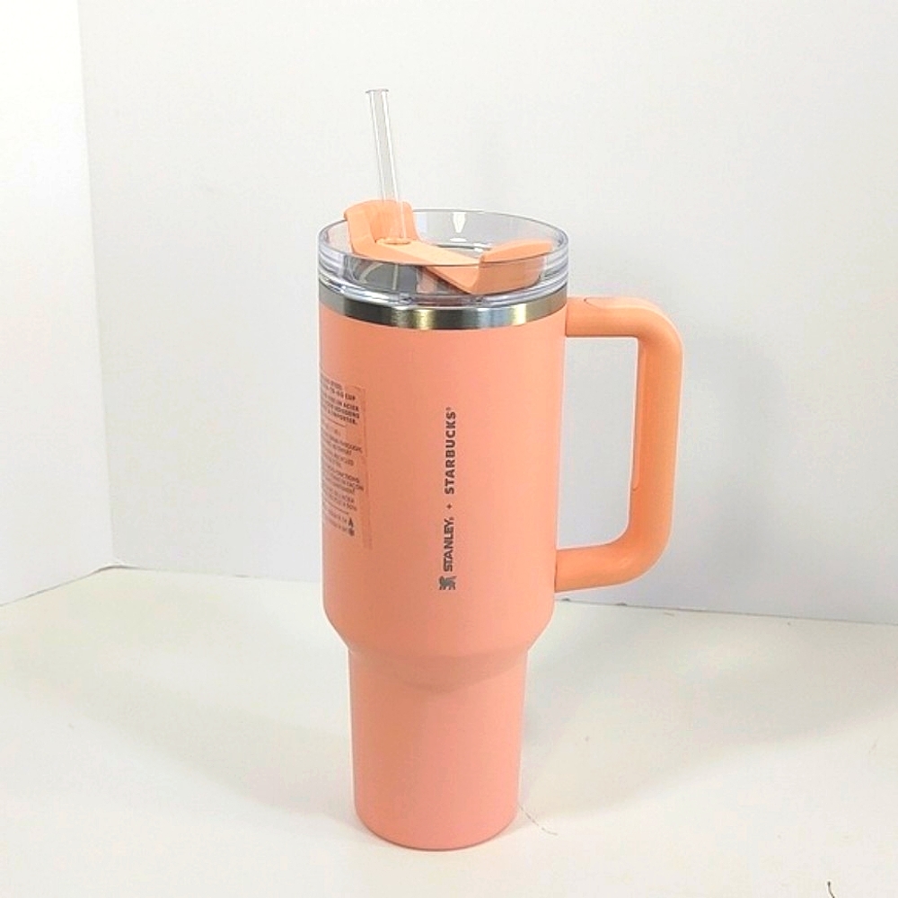🆕 Stanley x Starbucks Target Exclusive 2023 Peach 🍑 40 Oz Tumbler